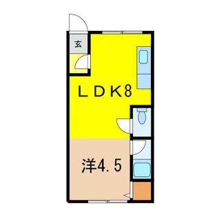 緑町ハイツ【1階】の間取り