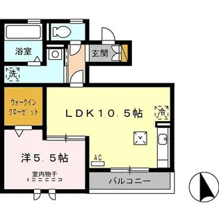 ロイヤルテラス【1階】の間取り