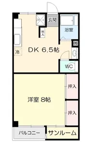 Kレジデンス【2階】の間取り