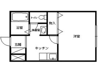 プラセル栄町【1階】の間取り