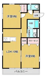 ラワール【2階】の間取り