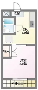 マンション大庭【3階】の間取り