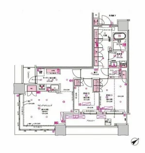目黒第一マンションズ【12階】の間取り