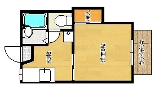 サンヒルズ松ヶ丘【1階】の間取り