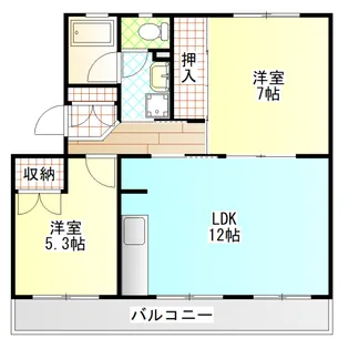 第5木村ハイツ【3階】の間取り