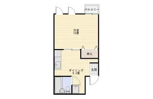 アインビルマンション【4階】の間取り