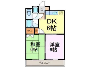 茨城県古河市本町2【マンション】の間取り