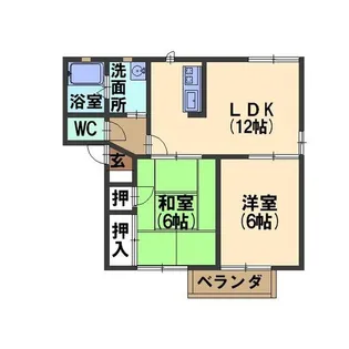 シーサイドヴィラ【2階】の間取り