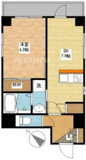 クオーレ賑町【2階】の間取り