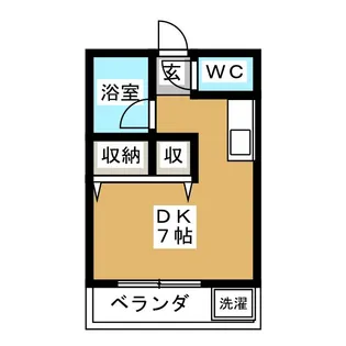 ハイツ木曽路【2階】の間取り