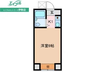 コーポ和幸【1階】の間取り