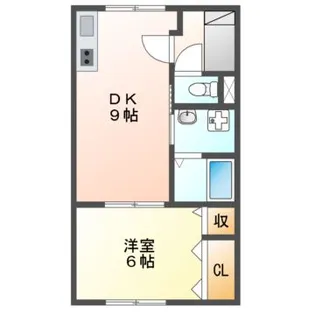 大阪府吹田市寿町2【マンション】の間取り