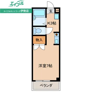 メゾンクレール【3階】の間取り