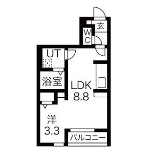 Foret Lumiere(フォレルミエール)【1階】の間取り