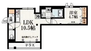 BREEZE IN THE FOREST【1階】の間取り