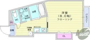 フォレストヒルサイド国見【2階】の間取り