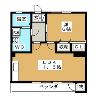 第1伊藤ビル【4階】の間取り
