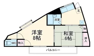 ラグナヒルズ稲毛【3階】の間取り