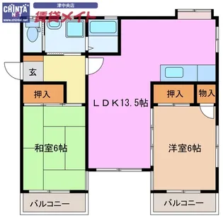 アーバンKEN【4階】の間取り