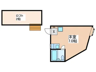 ホワイトハウス日野【2階】の間取り