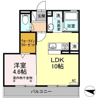 ルシエル【1階】の間取り