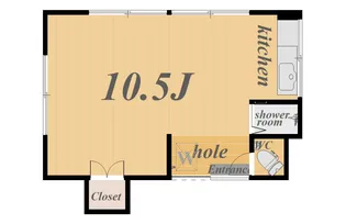 コーポはま【2階】の間取り