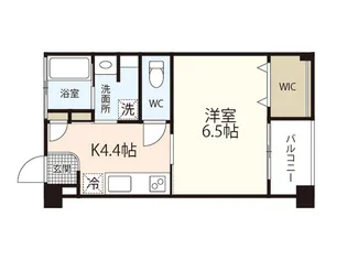 メゾン瀬川【5階】の間取り