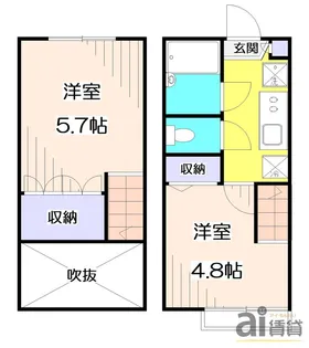 ヒルサイド清瀬【3階】の間取り