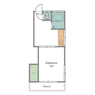 カノウハイツ【2階】の間取り