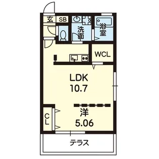 MODULOR熊本【1階】の間取り