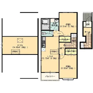 群馬県太田市大原町【アパート】の間取り