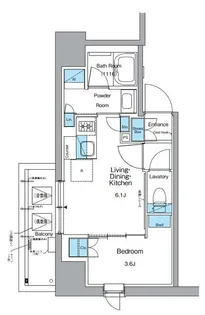 東京都台東区台東3【マンション】の間取り