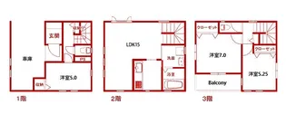 神奈川県川崎市川崎区川中島1【一戸建】の間取り