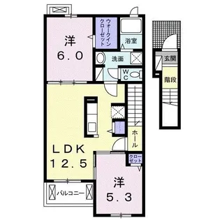 ソング オブ ウインド【2階】の間取り