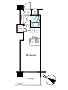 東京都目黒区目黒2【マンション】の間取り