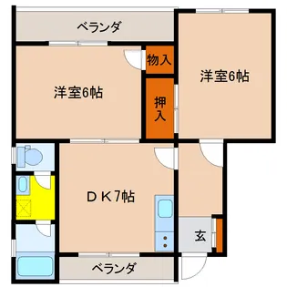 マンション堀高【3階】の間取り