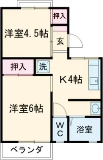 サンハイツ(大和郡山市)【1階】の間取り