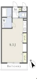 エルミタージュ【1階】の間取り
