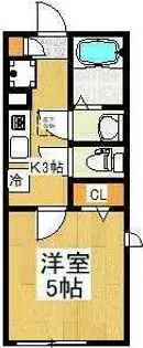 パストラーレ秋津【1階】の間取り
