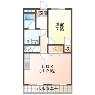 WEST5【2階】の間取り