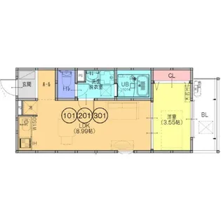 F+style天美東4号館【1階】の間取り