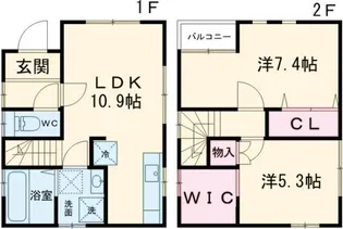フジパレス戸建賃貸家原寺町一丁の間取り