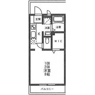 オモテ・ワタナベ【2階】の間取り