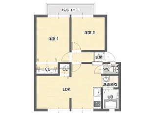 遠藤ハイツ2【1階】の間取り