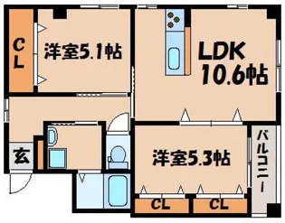 ステージN【2階】の間取り