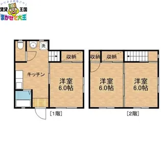 古田アパート【2階】の間取り