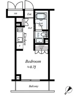 東京都板橋区南常盤台1【マンション】の間取り
