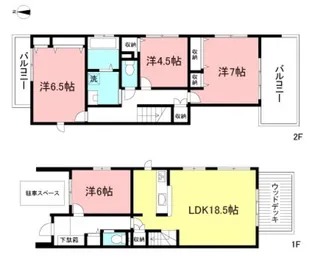 東京都世田谷区松原1【マンション】の間取り