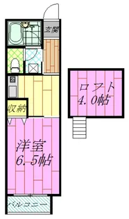 テラス今川A棟【2階】の間取り