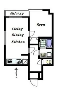 クロノス高尾South【2階】の間取り